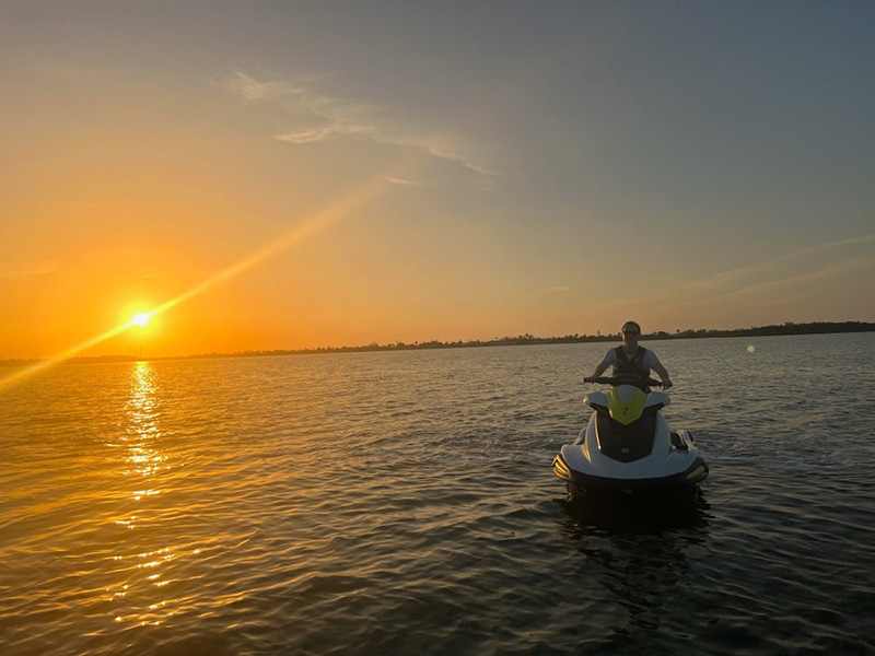 Sunset jet ski Key West