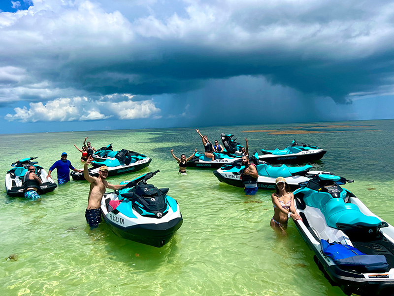 sunset jet ski tour key west