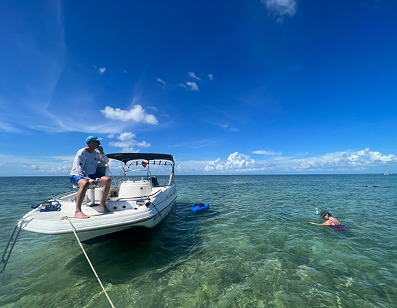 Boat rental Key West, near Stock Island