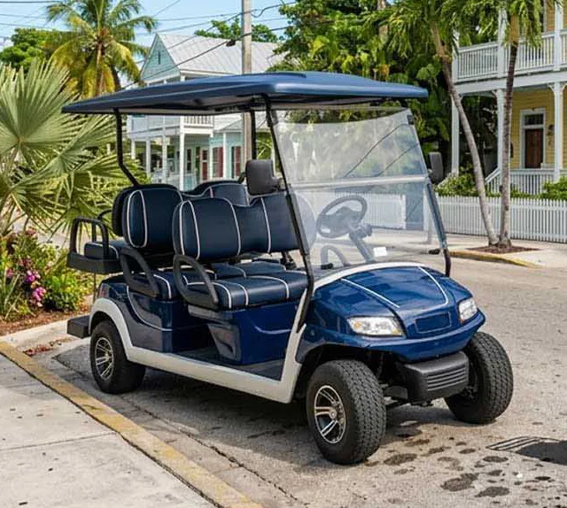 An example of golf cart rentals available in Stock Island, FL
